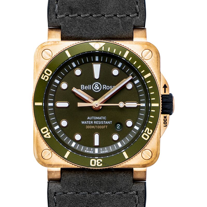 Bell & Ross Instruments BR0392-D-G-BR/SCA