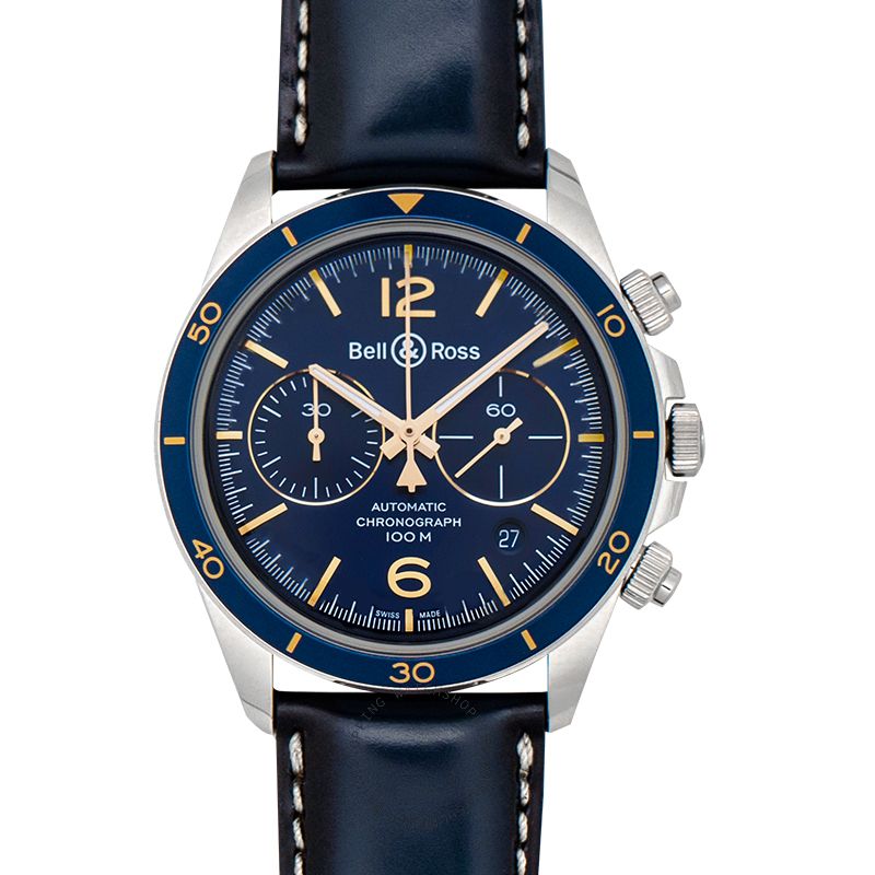 Bell & Ross Vintage BRV294-BU-G-ST/SCA