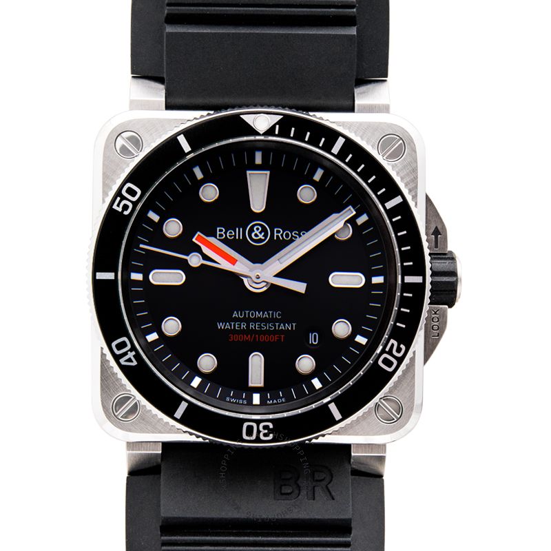 Bell & Ross Instruments BR0392-D-BL-ST/SRB