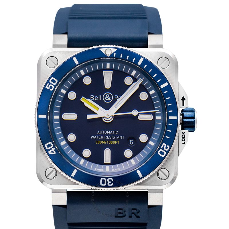 Bell & Ross Instruments BR0392-D-BU-ST/SRB