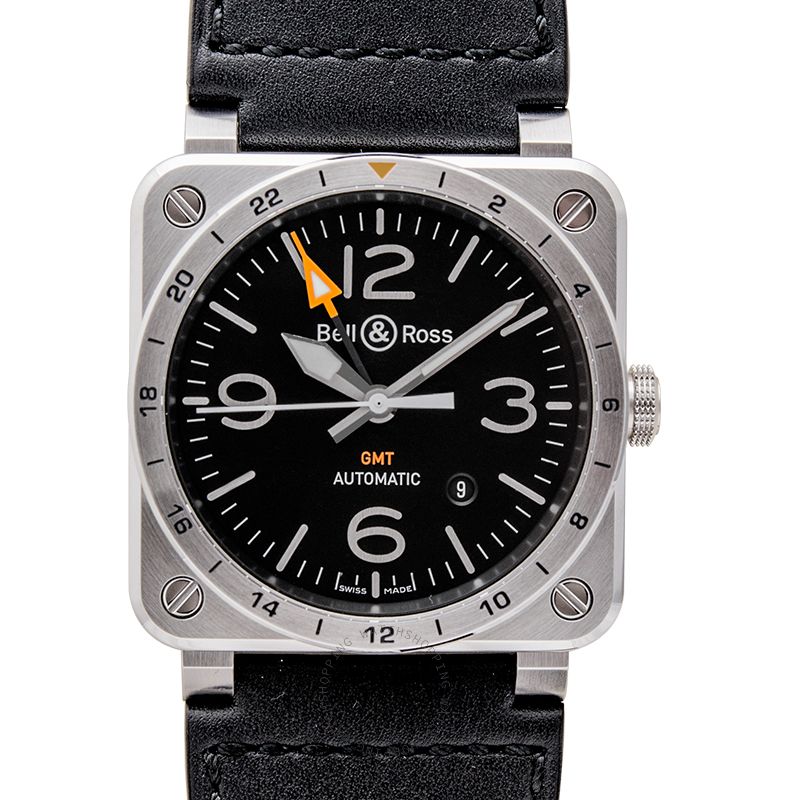 Bell & Ross Instruments BR0393-GMT-ST/SCA