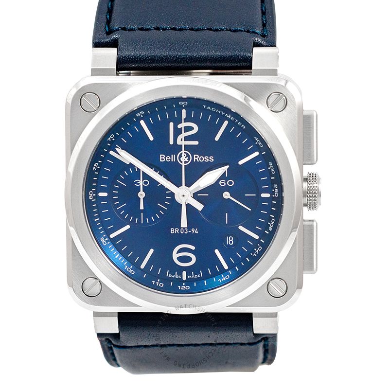 Bell & Ross Instruments BR0394-BLU-ST/SCA