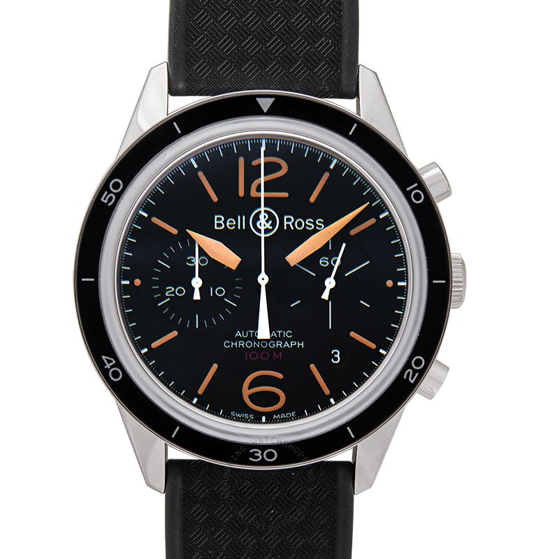 Bell & Ross Vintage BRV126-ST-HER/SRB