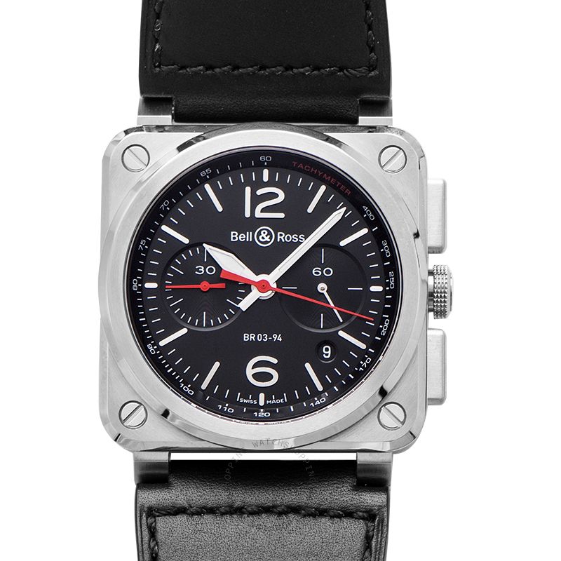 Bell & Ross Instruments BR0394-BLC-ST/SCA