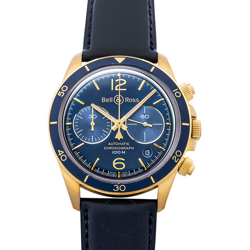 Bell & Ross Vintage BRV294-BLU-BR/SCA