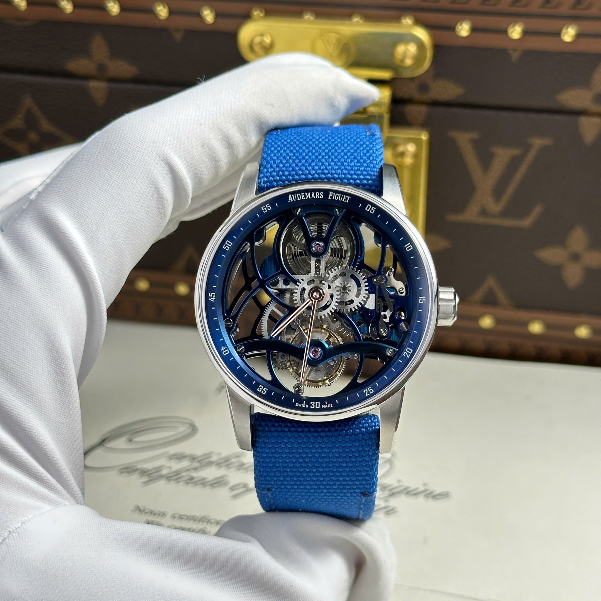 Audemars Piguet Fake Watch Royal Oak 15450ST Dial Blue APS Factory 37mm