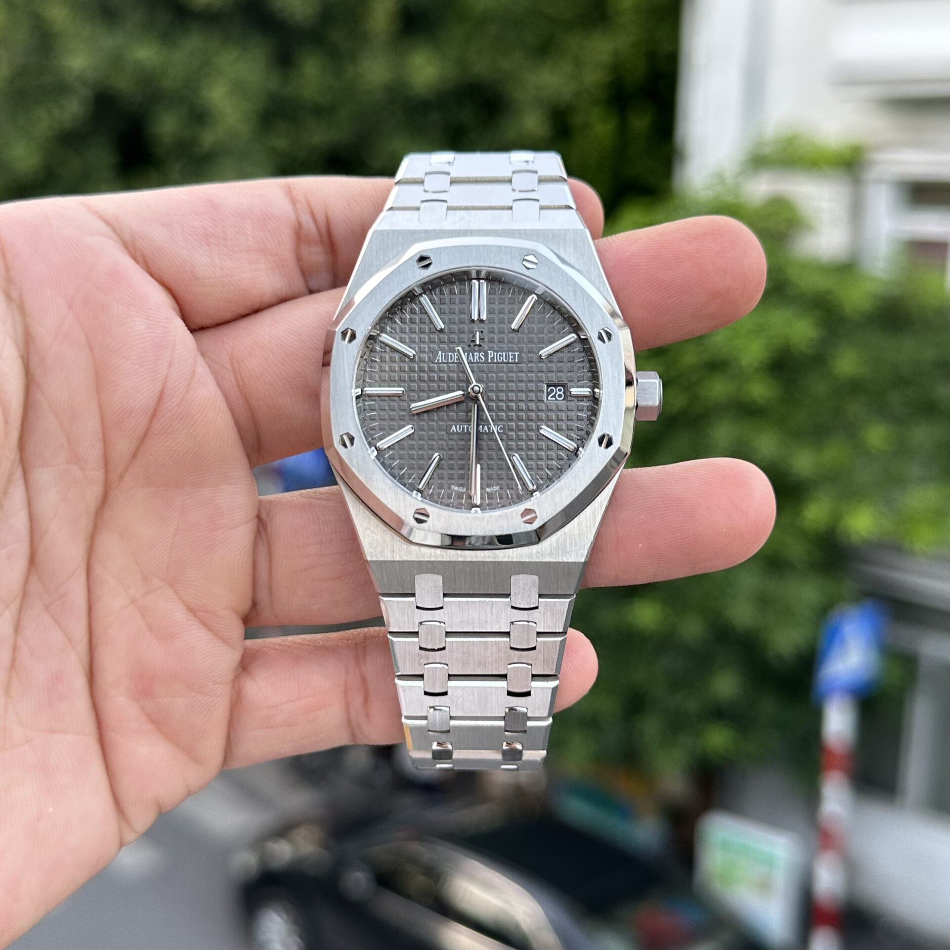 Audemars Piguet Replica Watch Royal Oak 15400OR Black Dial 41mm