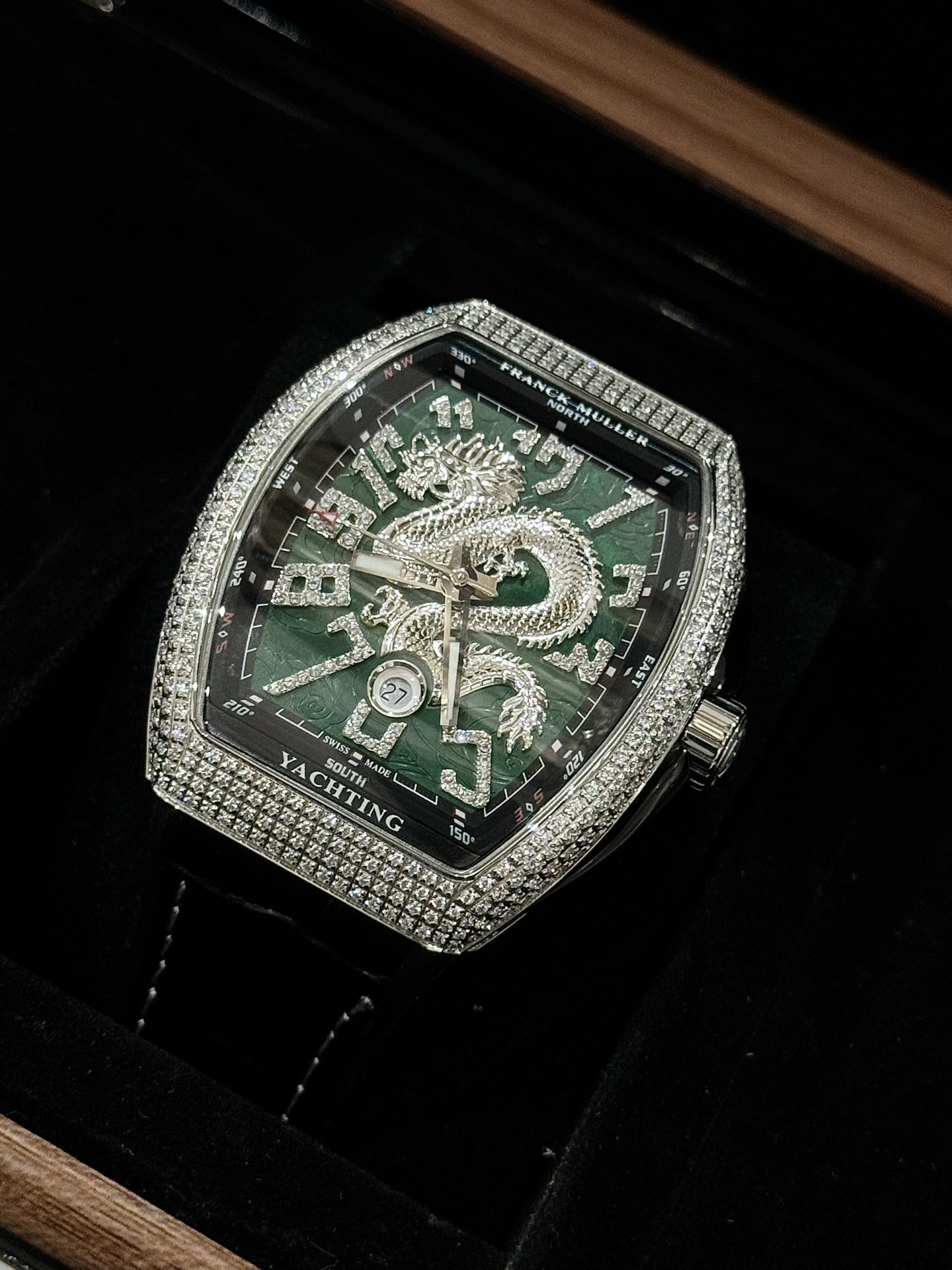 Franck Muller Replica Watch V45 Black Dial ABF Factory 45mm