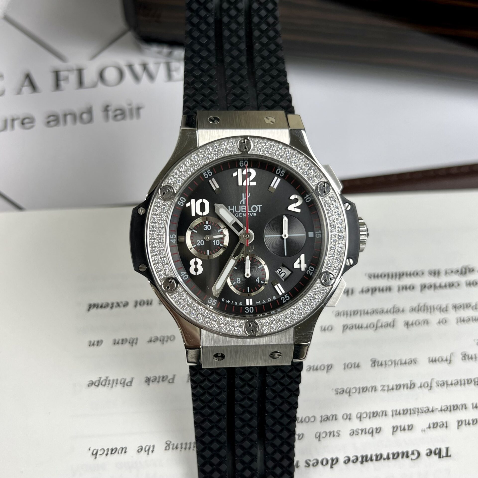 Hublot Replica Watch Big Bang Sang Bleu II Titanium Black Dial BBF 45mm