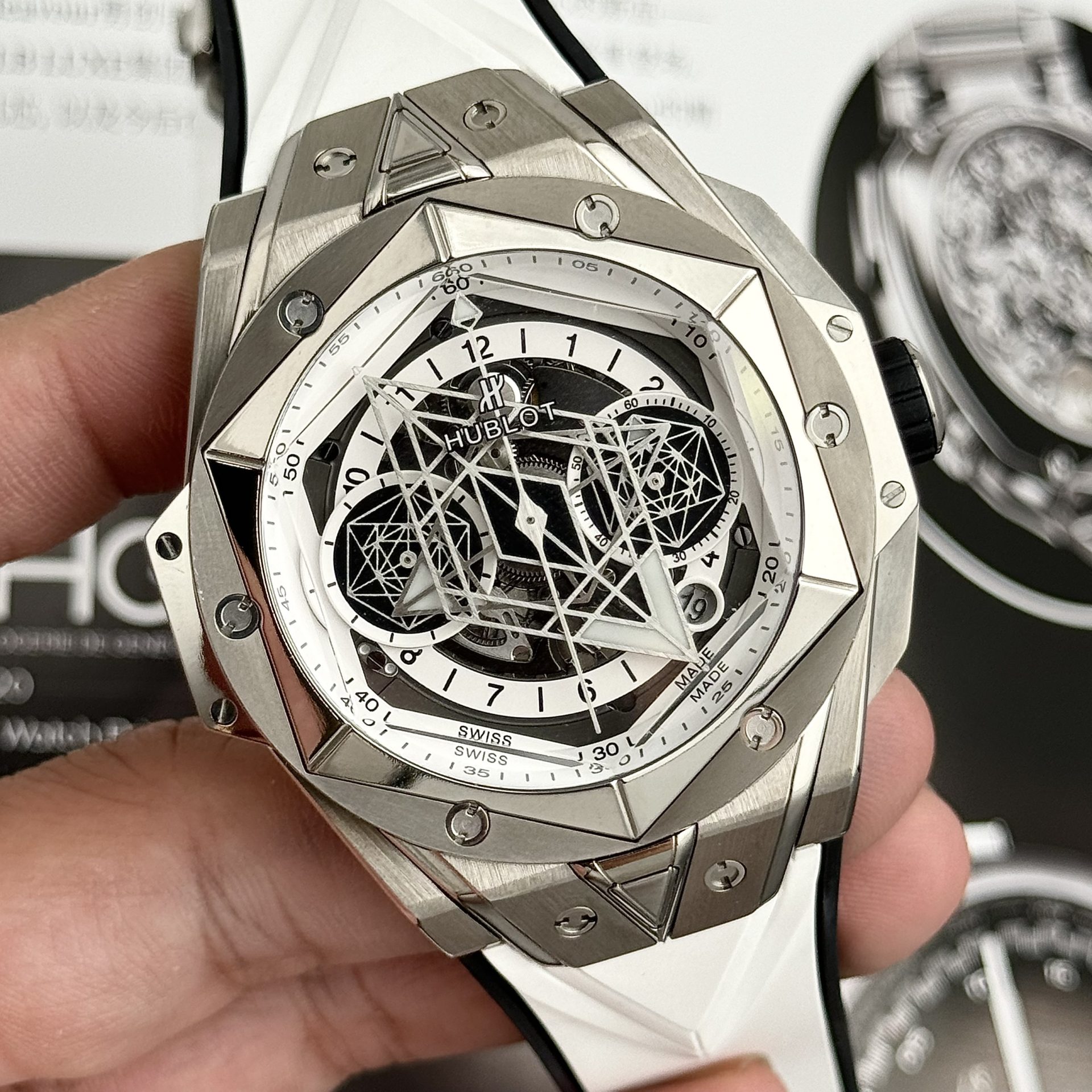 Hublot Replica Watches MP-06 Tourbillon Ceramic Black 45mm