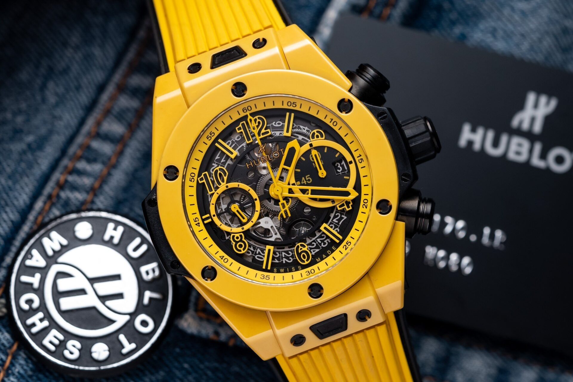 Hublot Best Replica Watch Big Bang Unico White Ceramic Rubber Strap BBF Factory 42mm