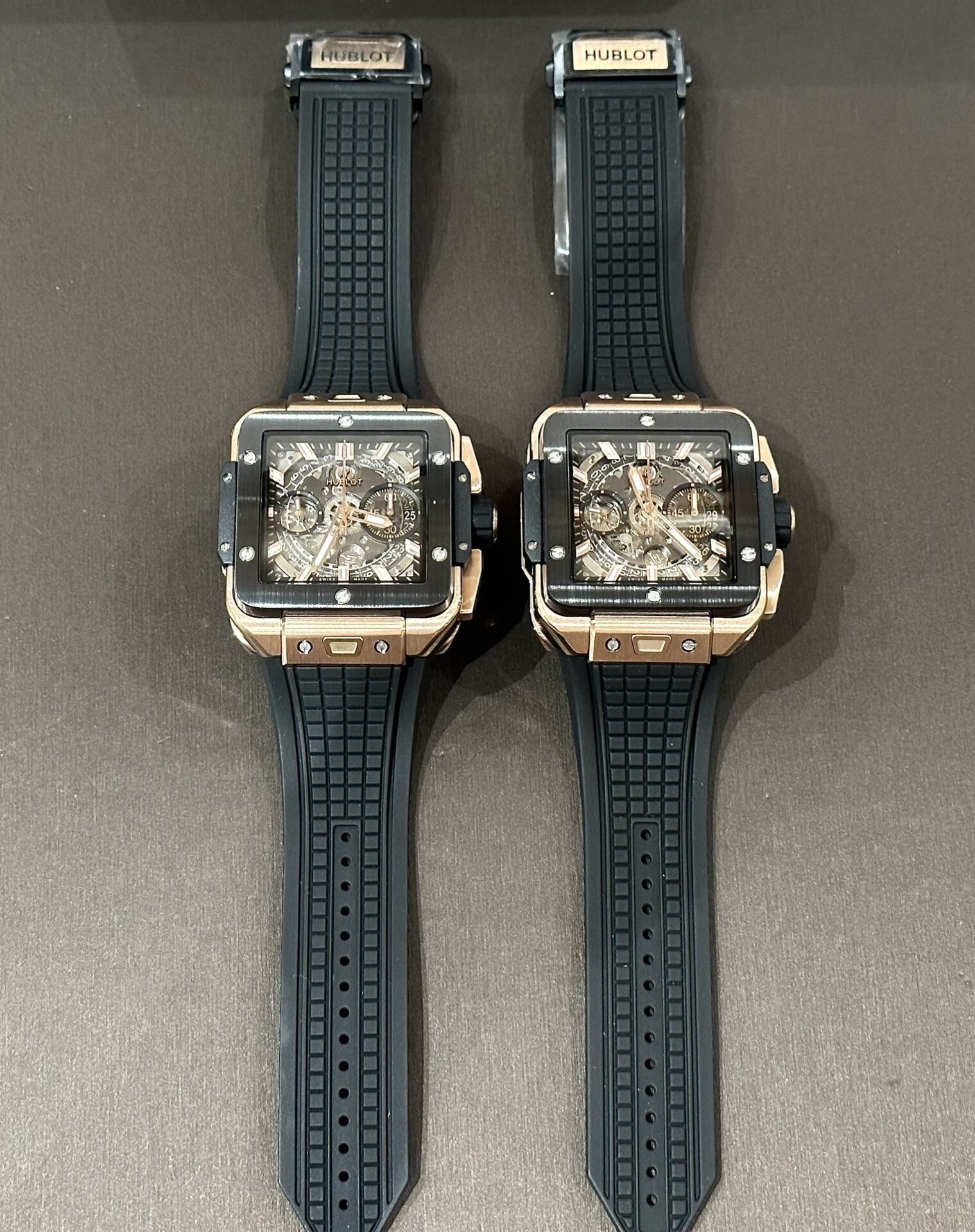 Hublot Replica Watch Square Bang Unico Ceramic Black BBF Factory 42mm