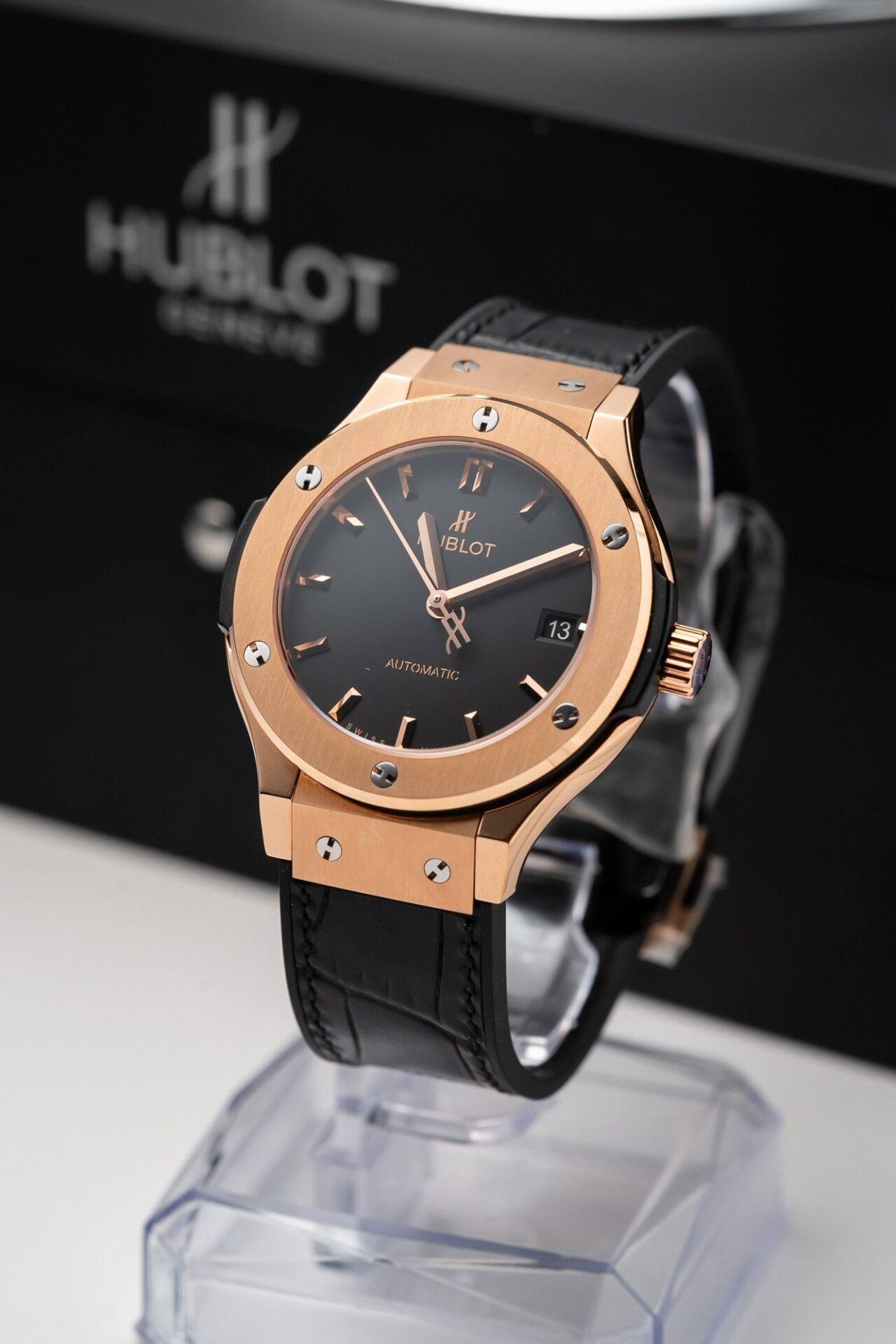 Hublot Replica Watch Spirit Of Big Bang King Gold Black Dial 42mm