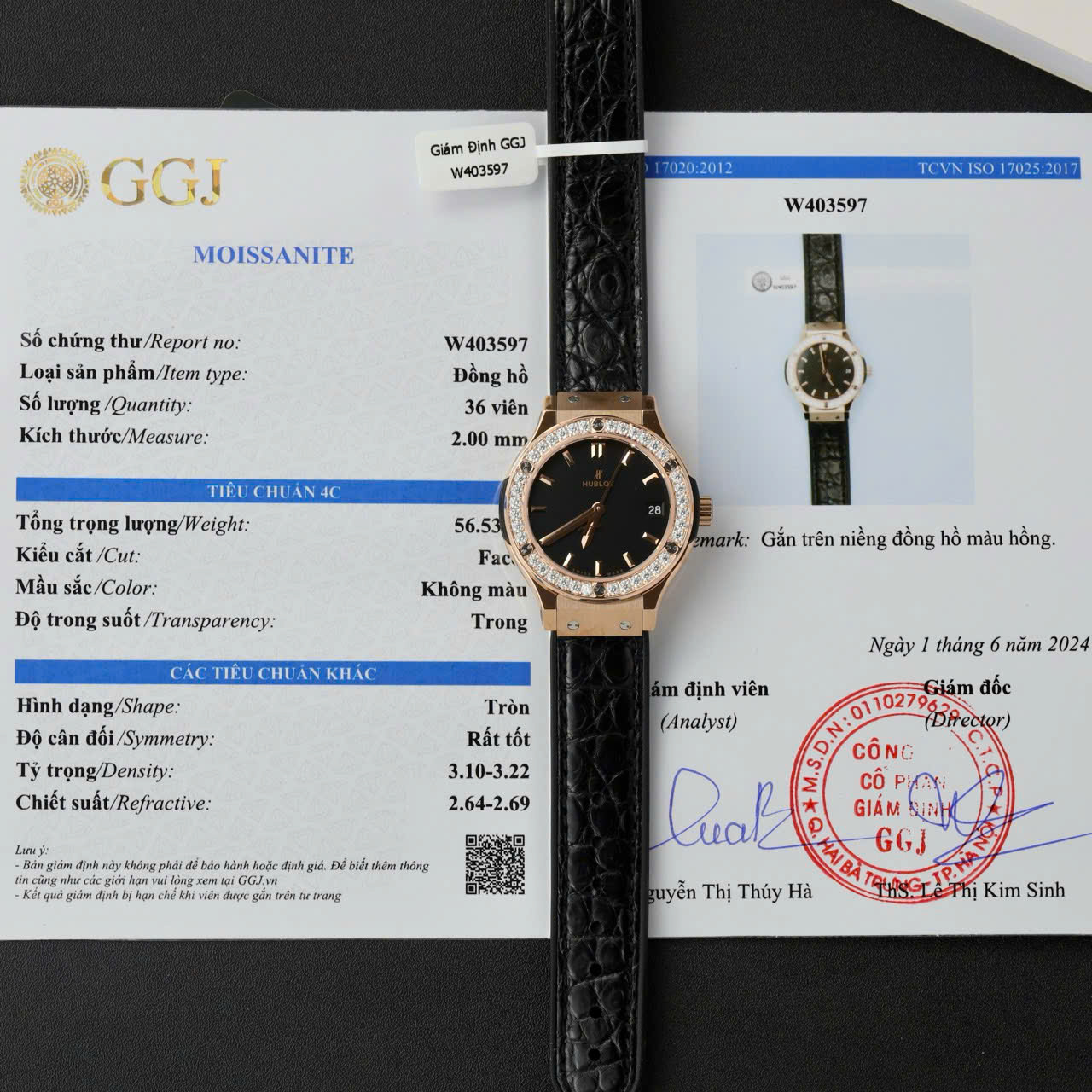 Hublot Replica Watch Big Bang One Click Custom Full Moissanite Diamonds 39mm