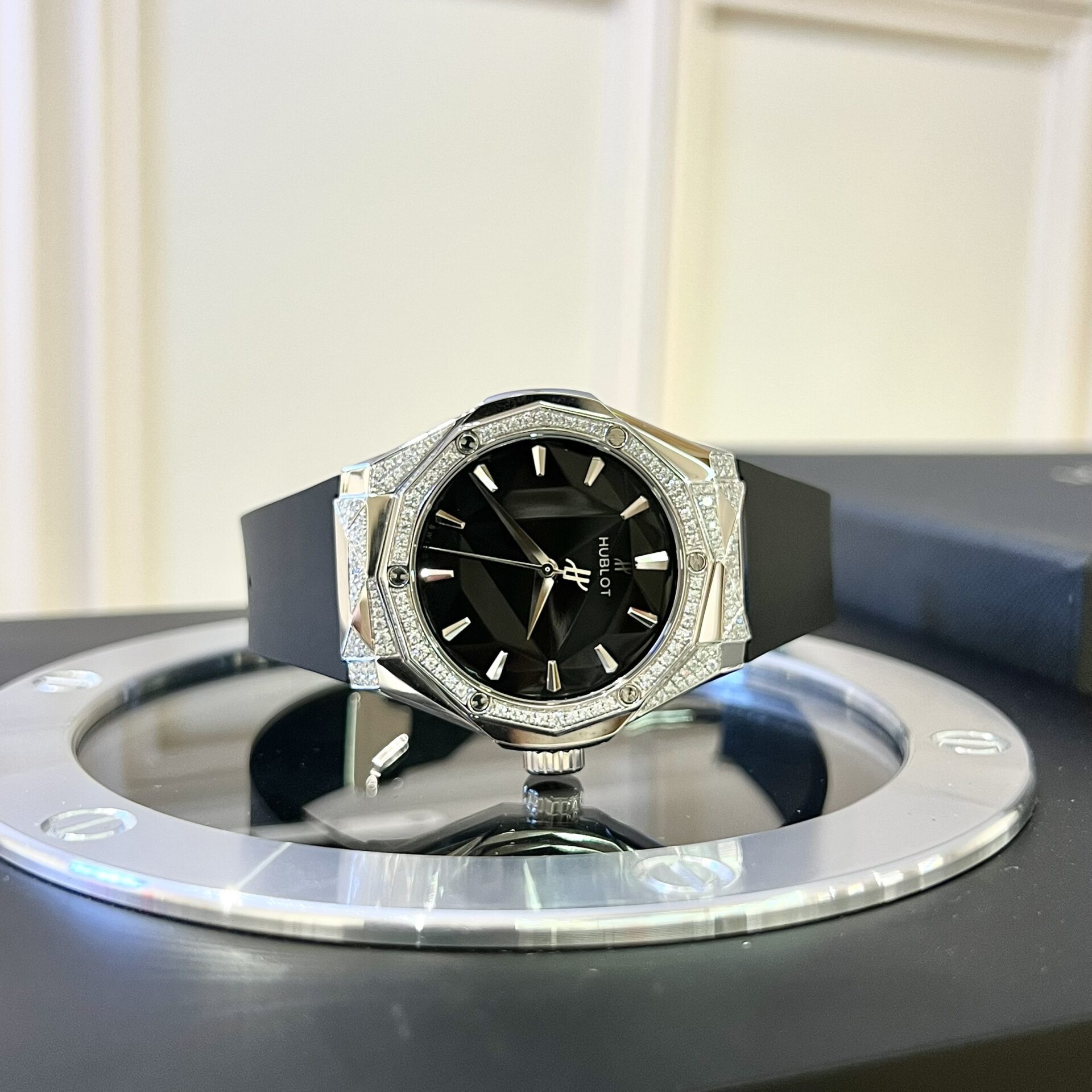 Hublot Best Replica Watch Big Bang Sang Bleu II King Gold White Dial BBF 45mm