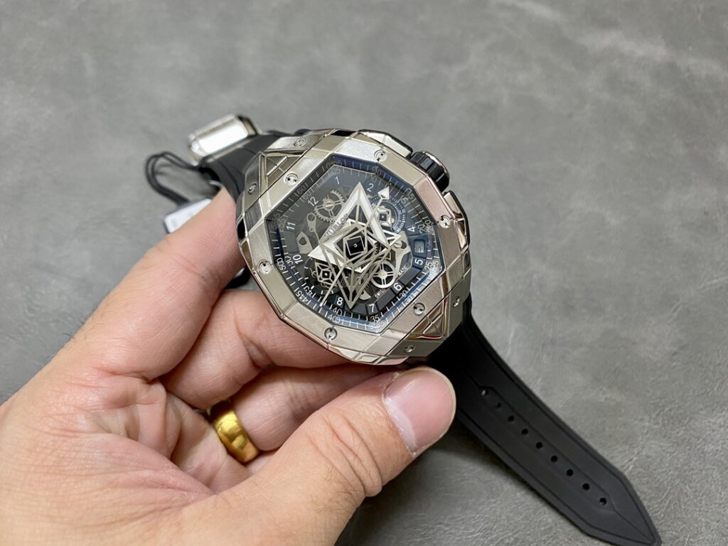 Hublot Fake Watch Big Bang Sang Bleu II King Gold HB Factory 44mm