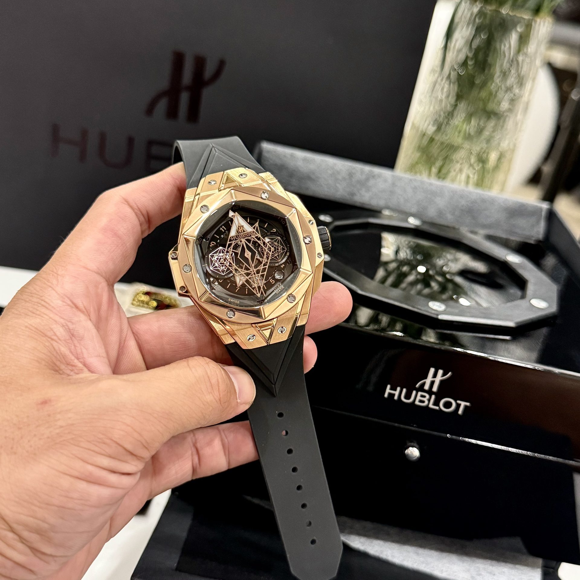 Hublot Best Fake Watches Classic Fusion Ceramic Demi King Gold 42mm