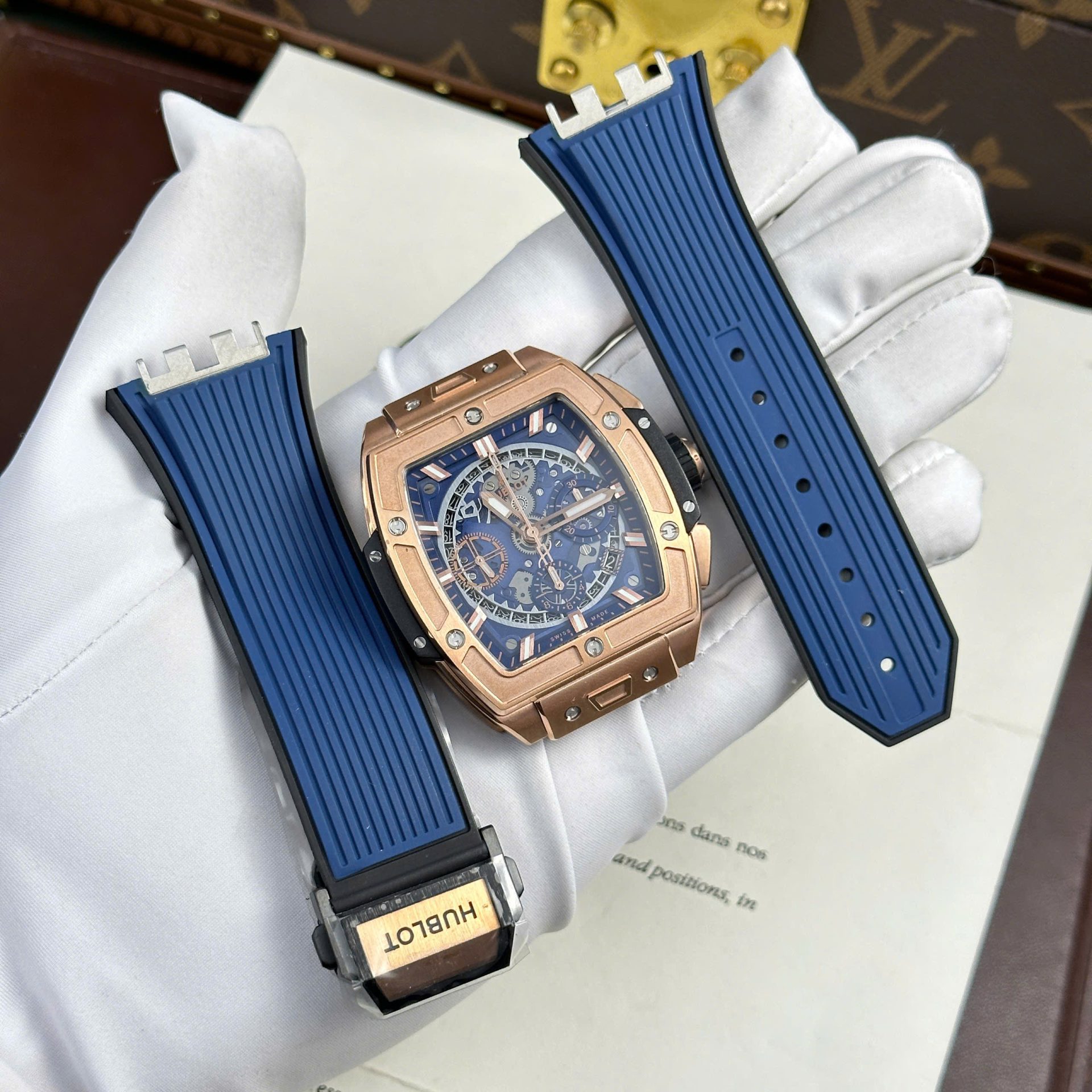 Hublot Replica Watches Square Bang Unico Ceramic White BBF Factory 42mm