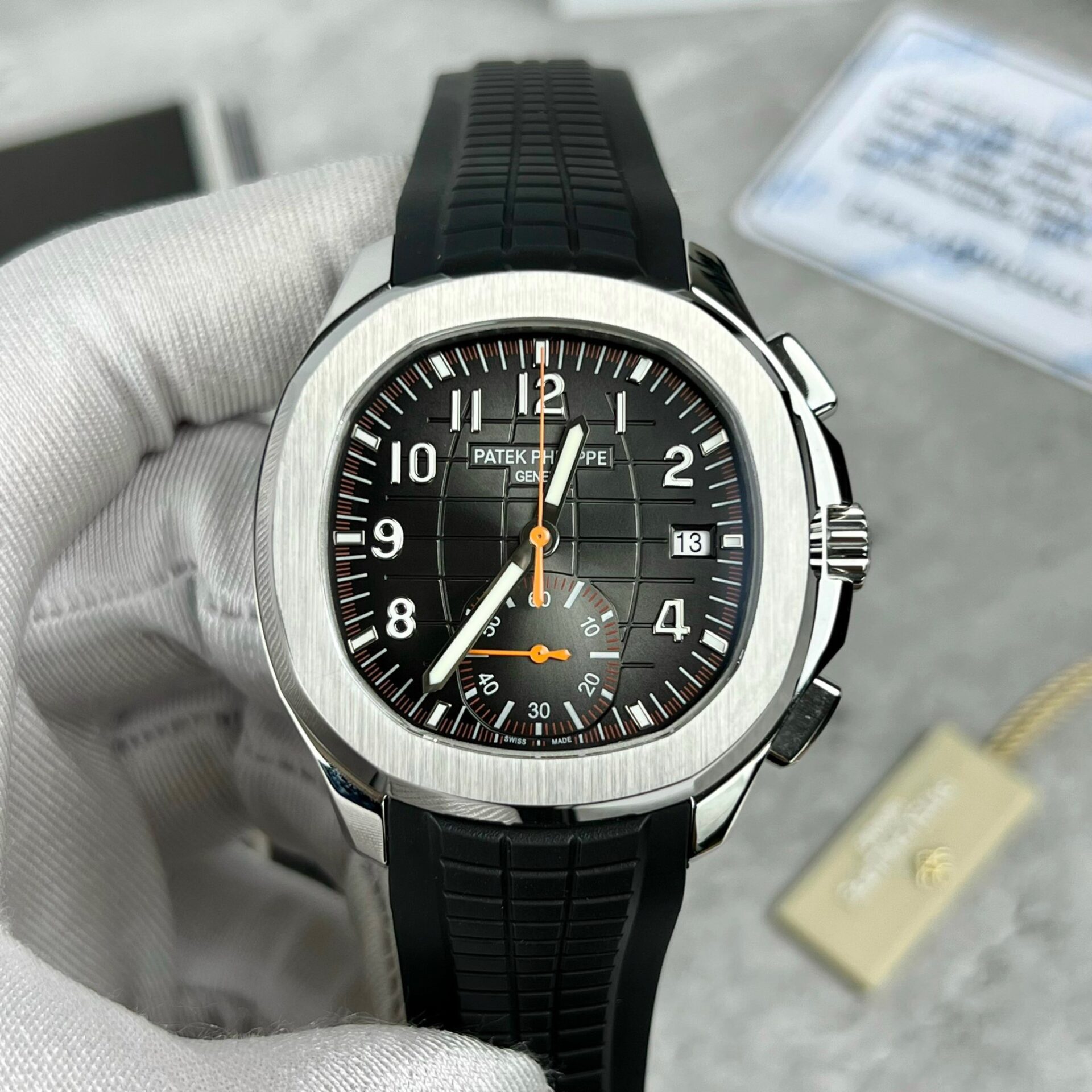 Patek Philippe Replica Watch Complications 5905G Dial Green 42mm