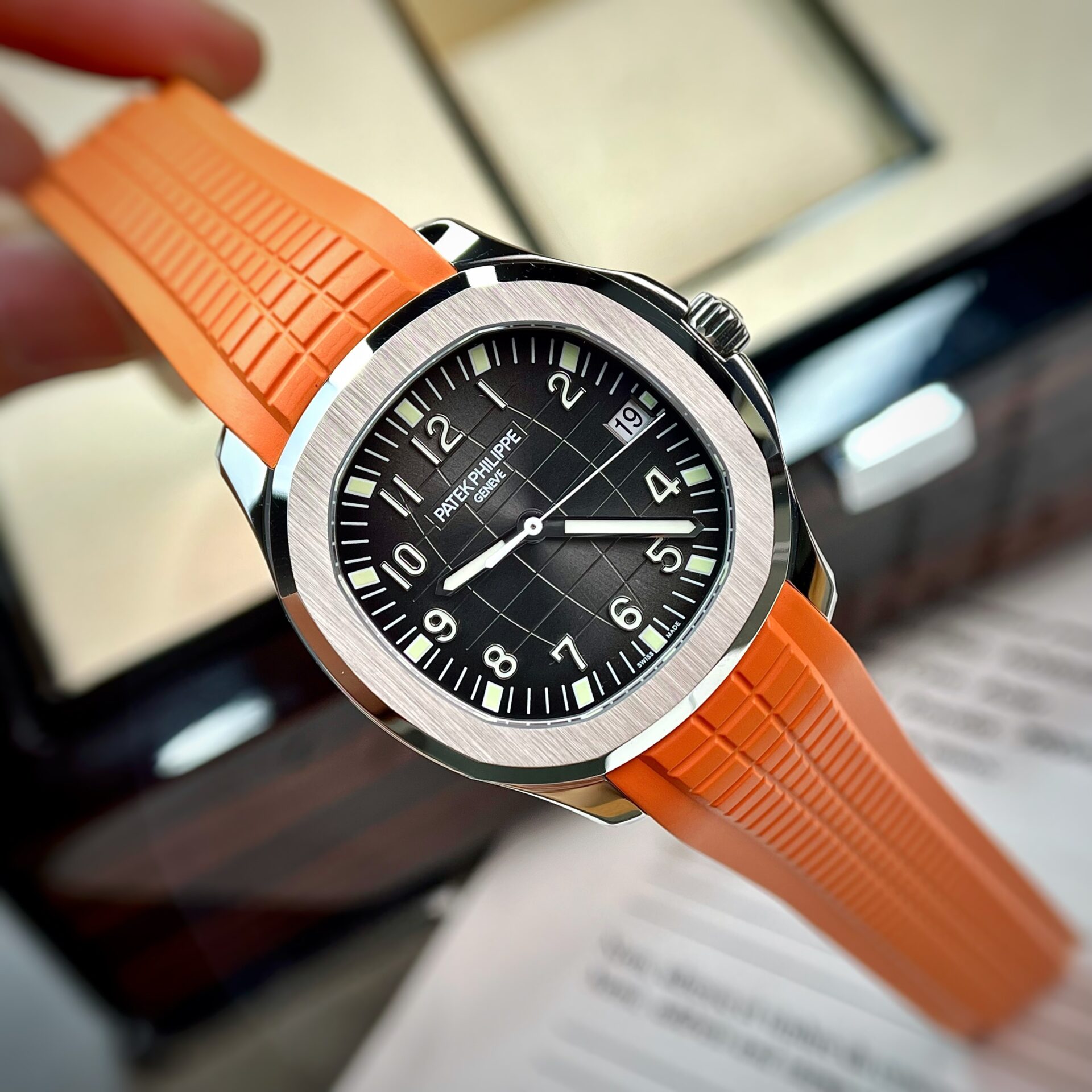 Patek Philippe Replica Watch Aquanaut 5167 Custom Moissanite Diamonds 3K Factory 40mm