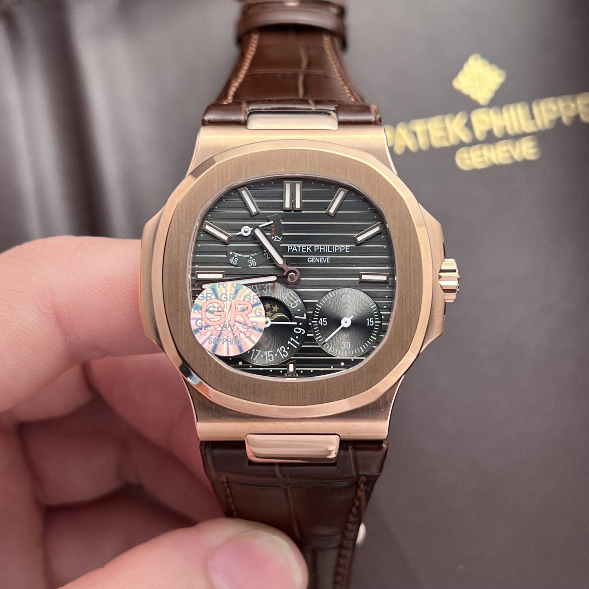 Patek Philippe Best Replica Watch Nautilus 5719 Custom CVD Diamond And White Gold 40mm