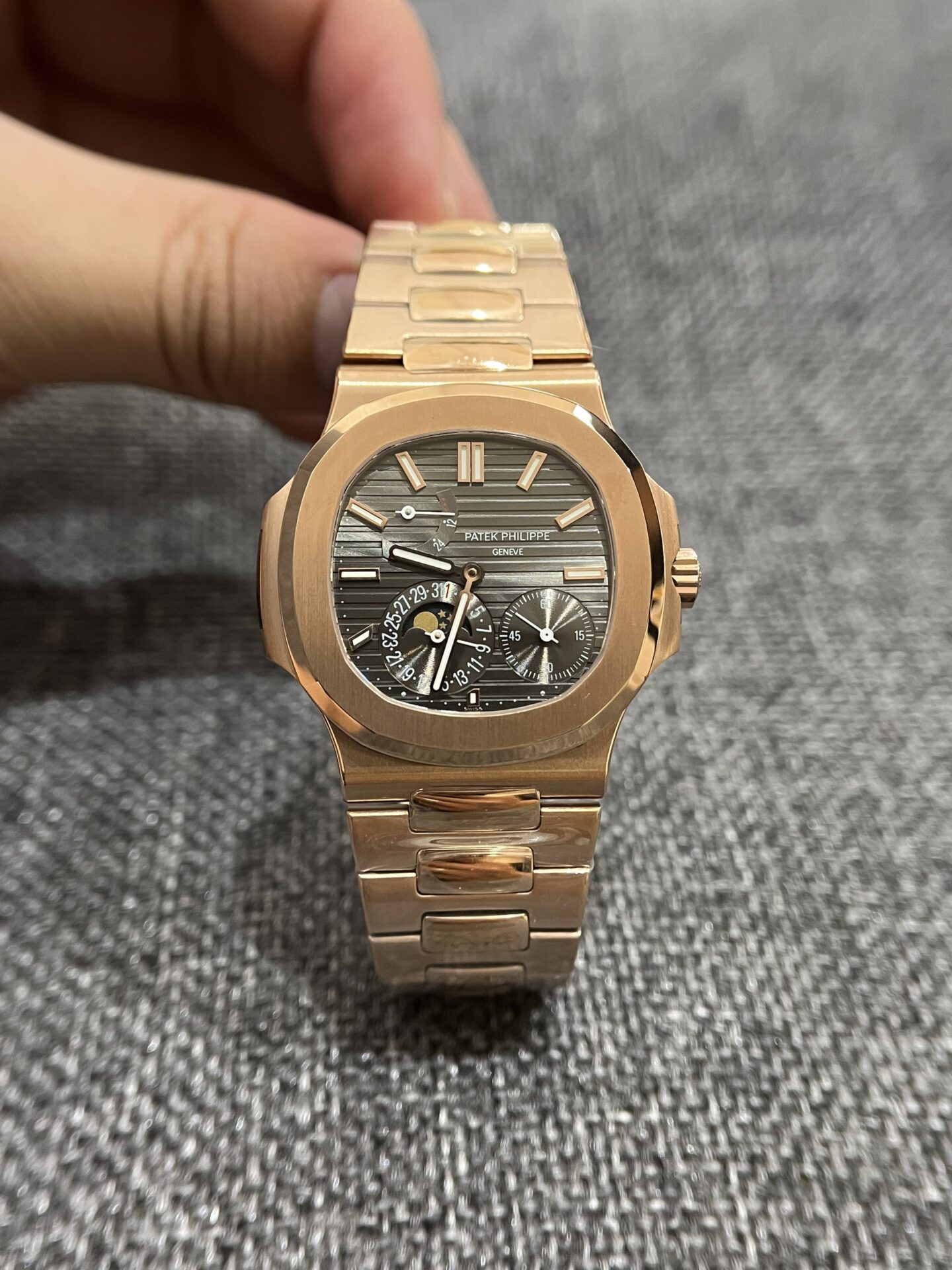 Patek Philippe Replica Watches Calatrava 5227R Leather Strap 3K Factory 39mm