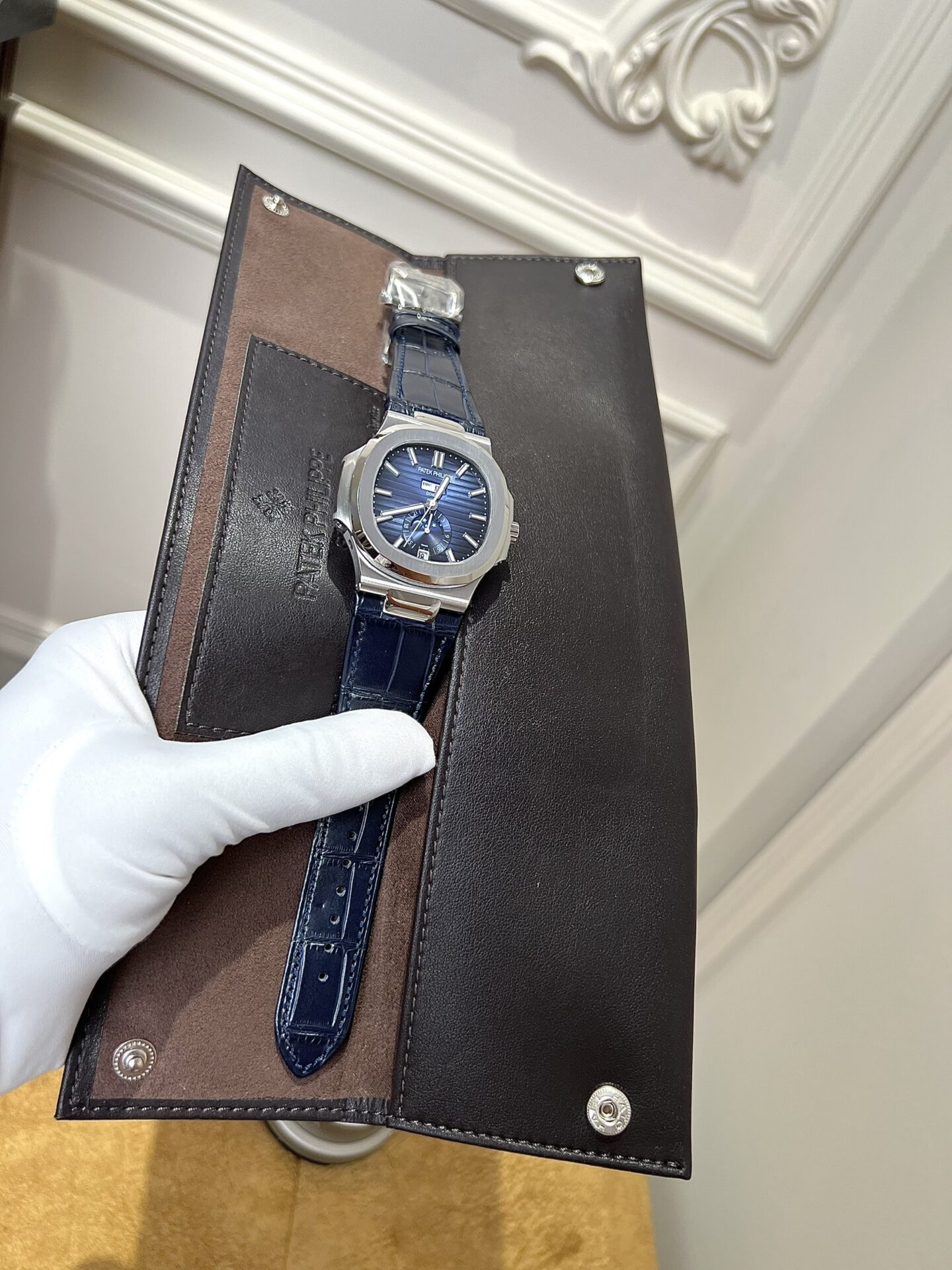 Patek Philippe Fake Watch Complications 5961P Dial Blue TW Factory 40.5mm