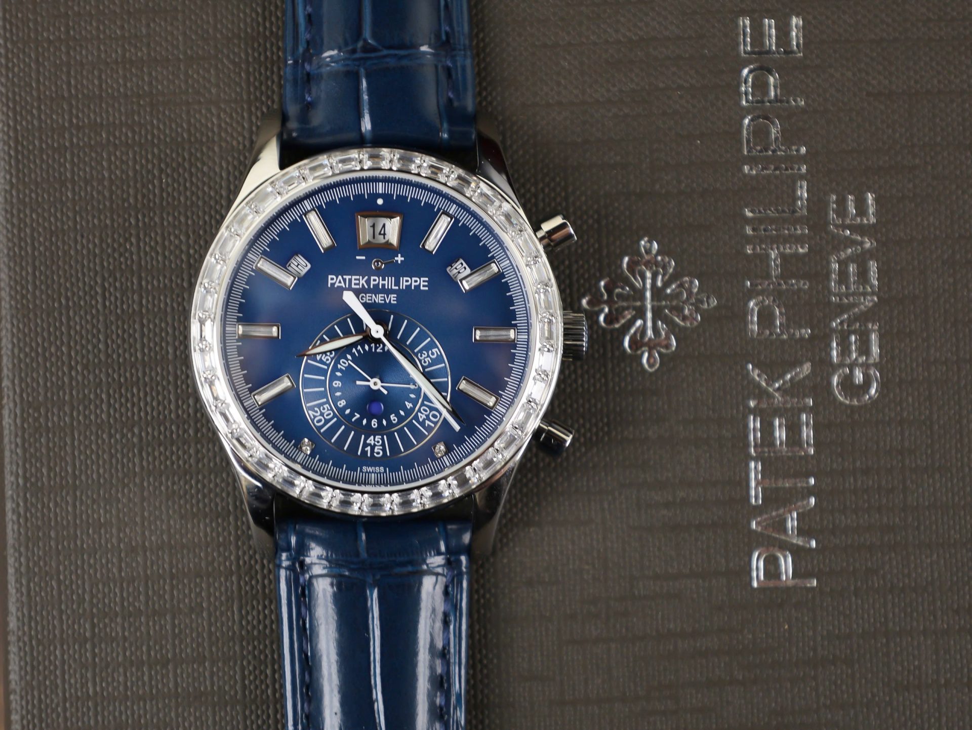 Patek Philippe Replica Watch Complications 5961R Dial Black TW Factory 40.5mm