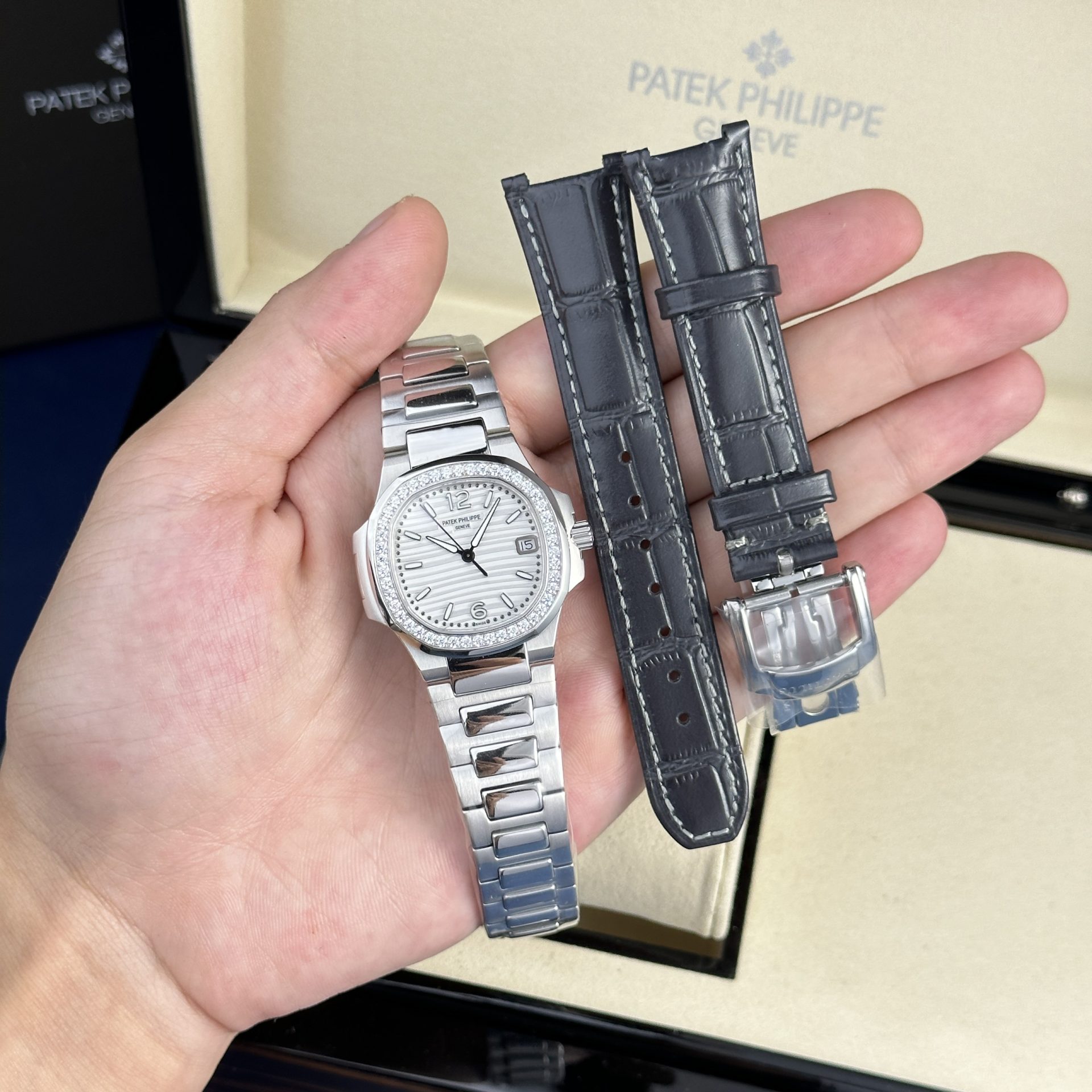 Patek Philippe Fake Watch Complications 5961P Dial Blue TW Factory 40.5mm