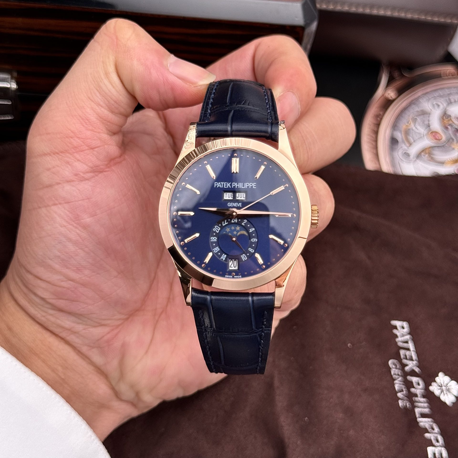 Patek Philippe Best Replica Watch Nautilus 5719 Custom CVD Diamond And White Gold 40mm
