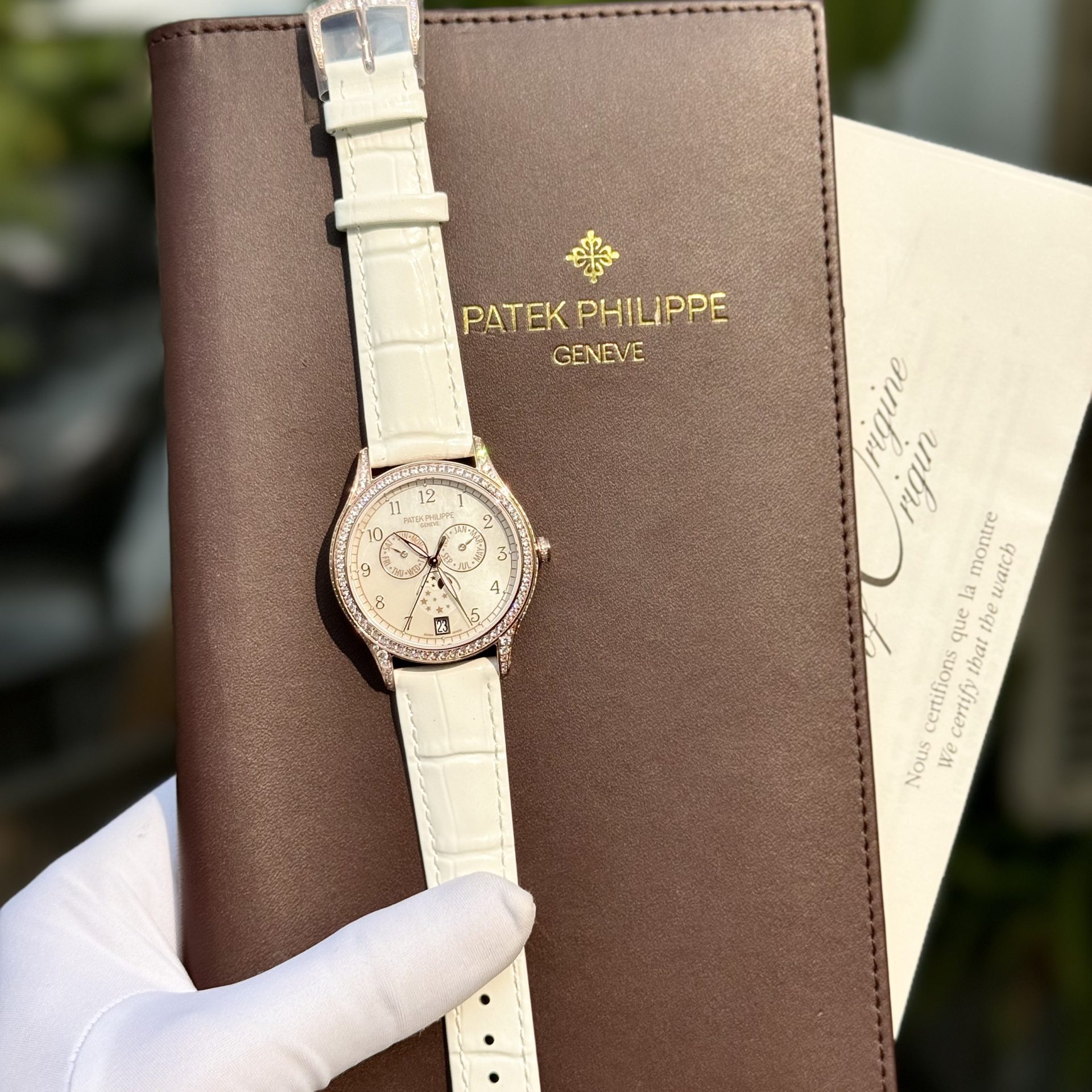 Patek Philippe Clone Watch Nautilus 7010 Womens White Dial 32mm