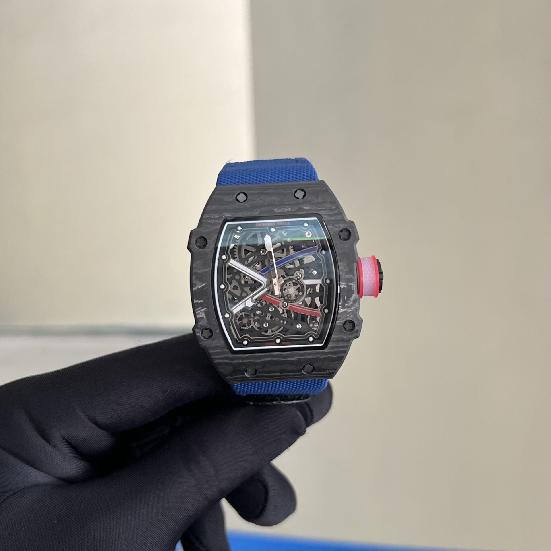 Richard Mille Replica Watch RM35-01 Carbon Rubber Strap BBR Factory 44mm