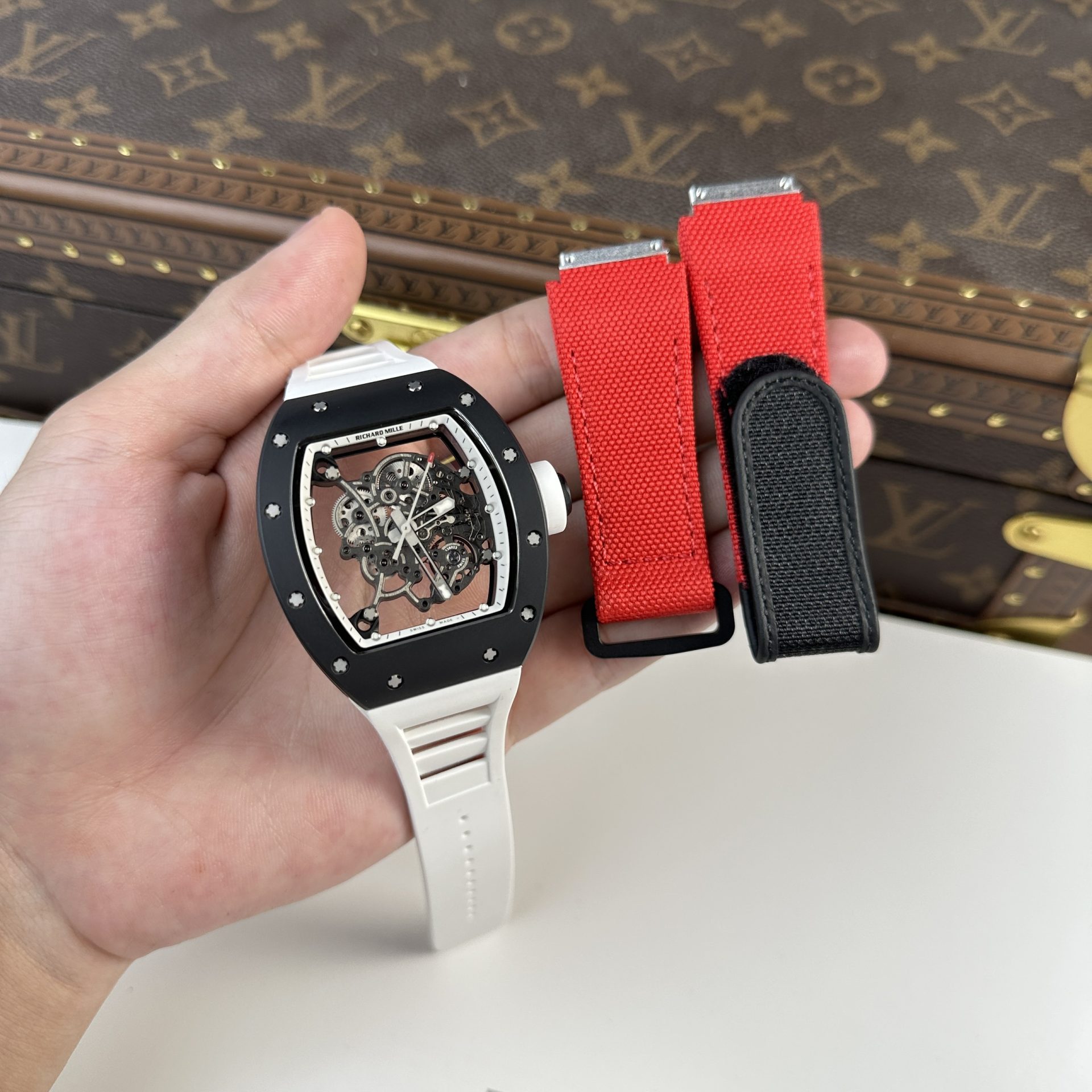 Richard Mille Fake Watch RM67-02 Carbon Shell Automatic 39x48mm
