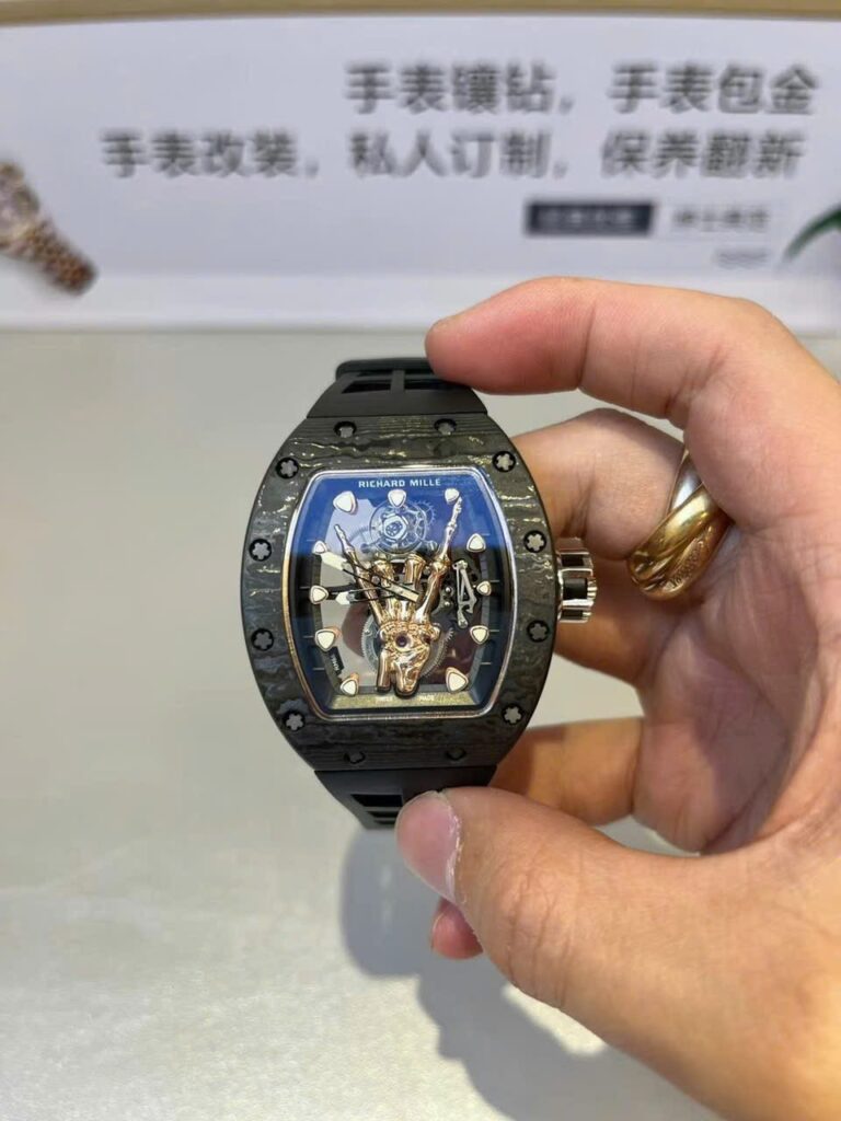 Richard Mille Replica Watch RM21-02 Tourbillon Aerodyne Rubber Strap 43mm