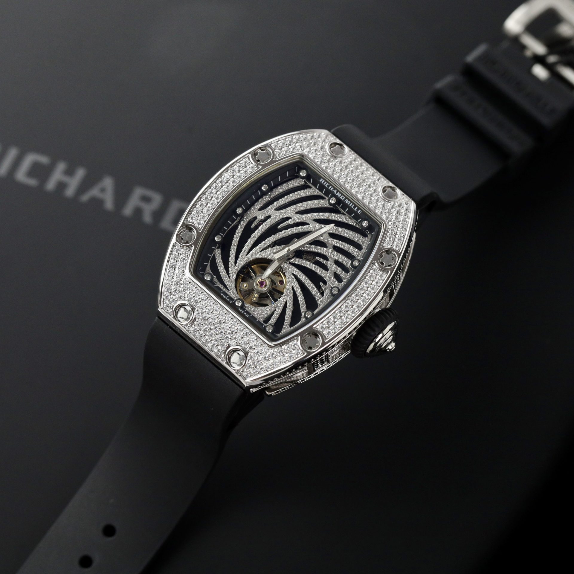 Richard Mille Best Replica Watch RM12-01 Tourbillon Carbon Red 40mm