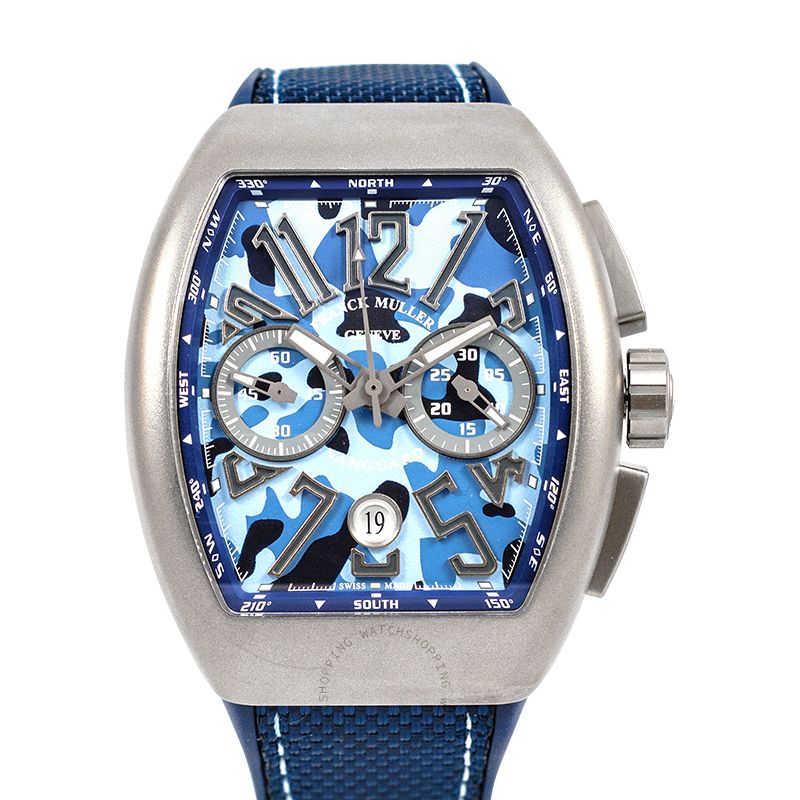 Franck Muller VANGUARD V 45 CC DT CAMO TT MC BL