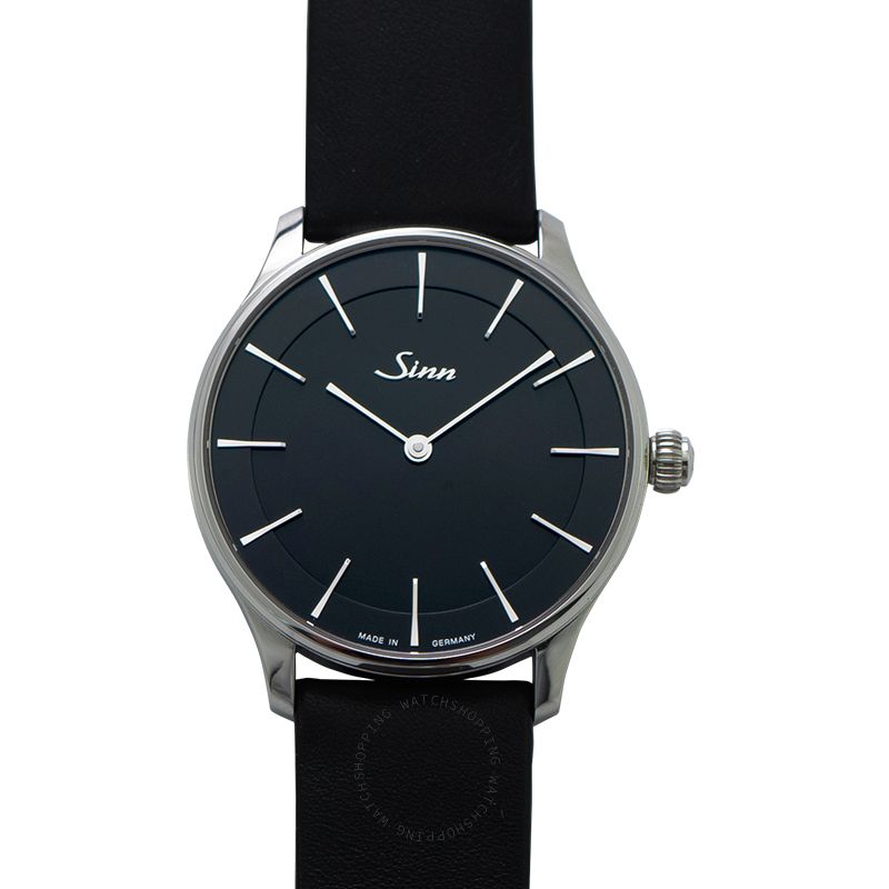 Sinn Classic Timepieces 1739.012-Leather-Calfskin-Blk
