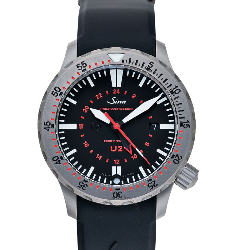 Sinn Diving Watches 1020.010-Silicone-LFC-Blk