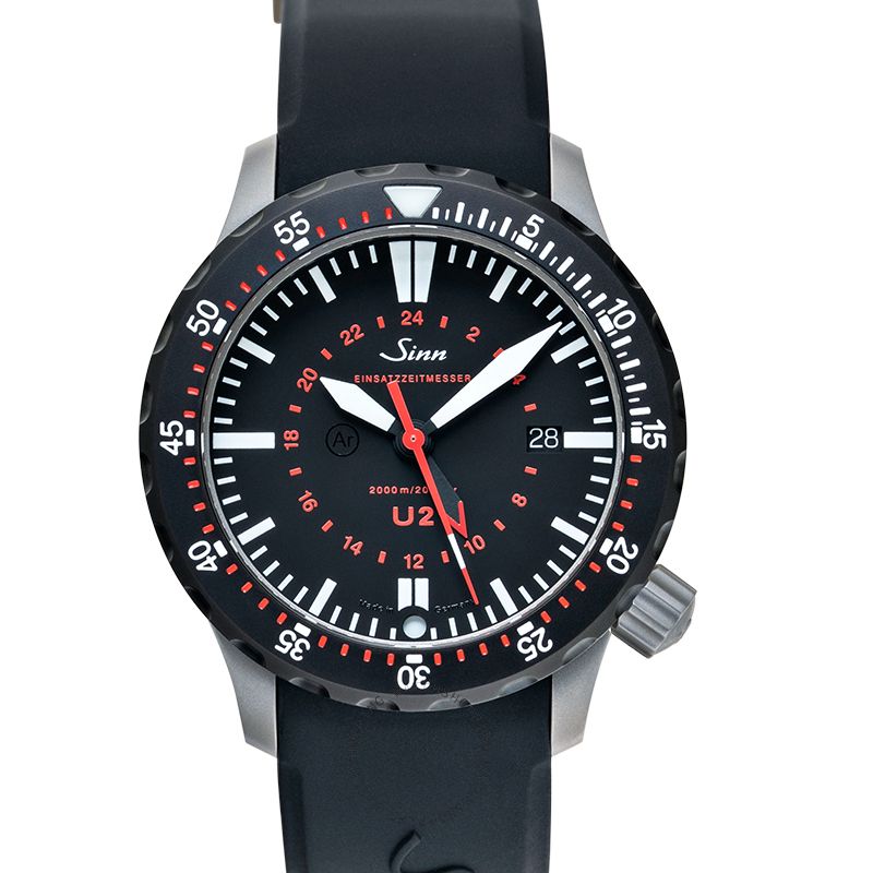 Sinn Diving Watches 1020.040-Silicone-LFC-Blk