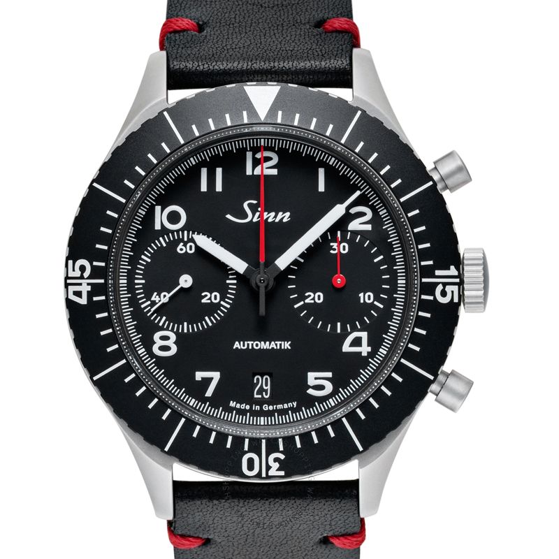 Sinn Instrument Chronographs 158.010-Leather.VBLK