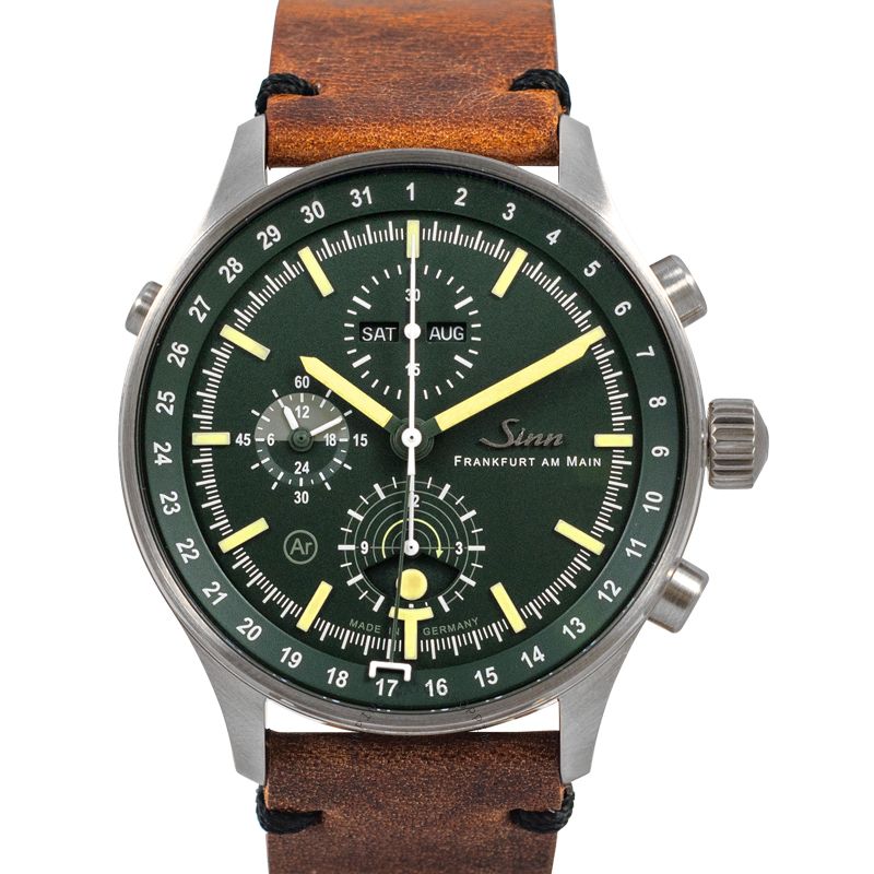Sinn Instrument Chronographs 3006.011-Leather-CIVS0-Brw-DSB