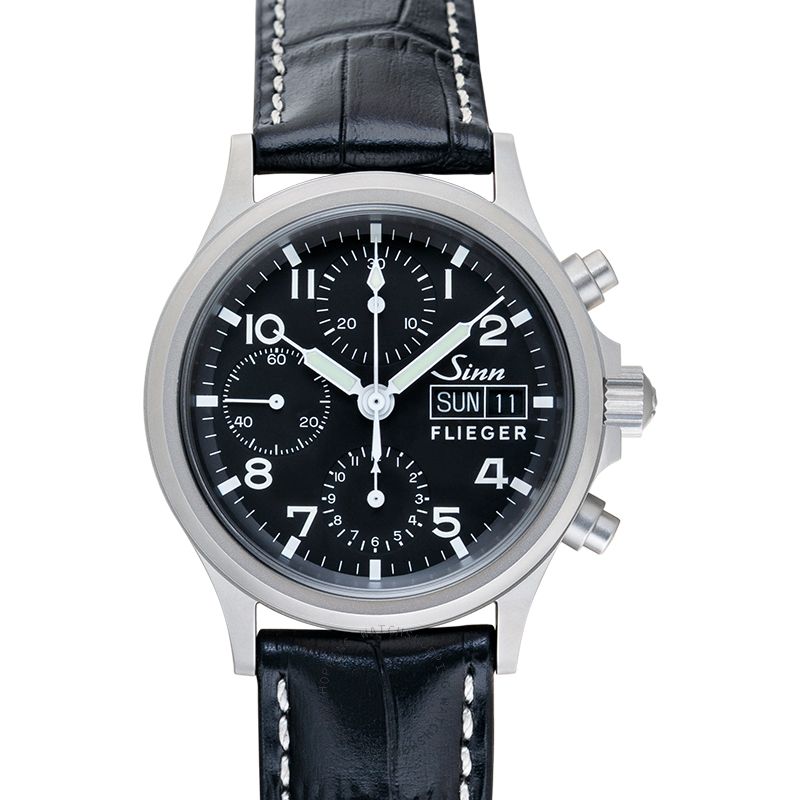 Sinn Instrument Chronographs 356.022-Leather-CWAE-Blk-CSW