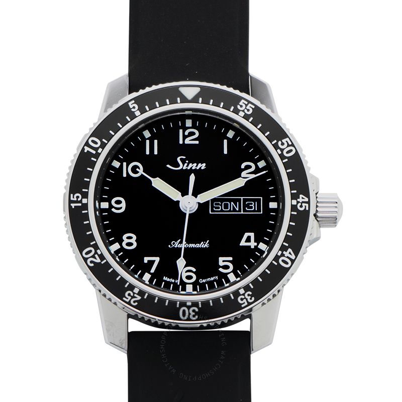Sinn Instrument Watches 104.011-Silicone-Blk