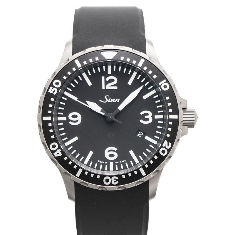 Sinn Instrument Watches 857.012-Silicone-FC-BLK