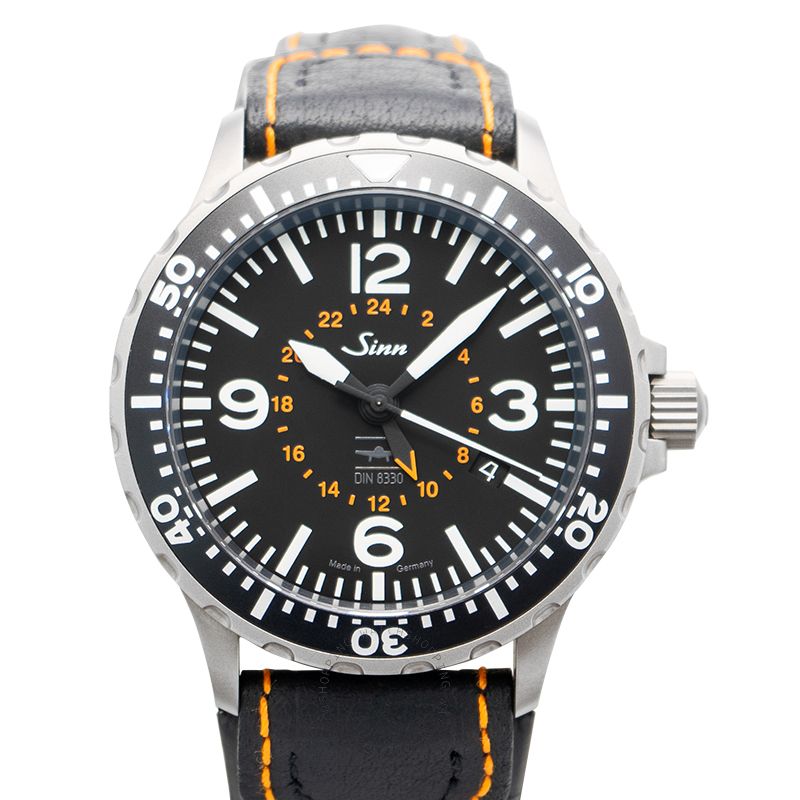 Sinn Instrument Watches 857.0401-Leather-Cowhide-BLK