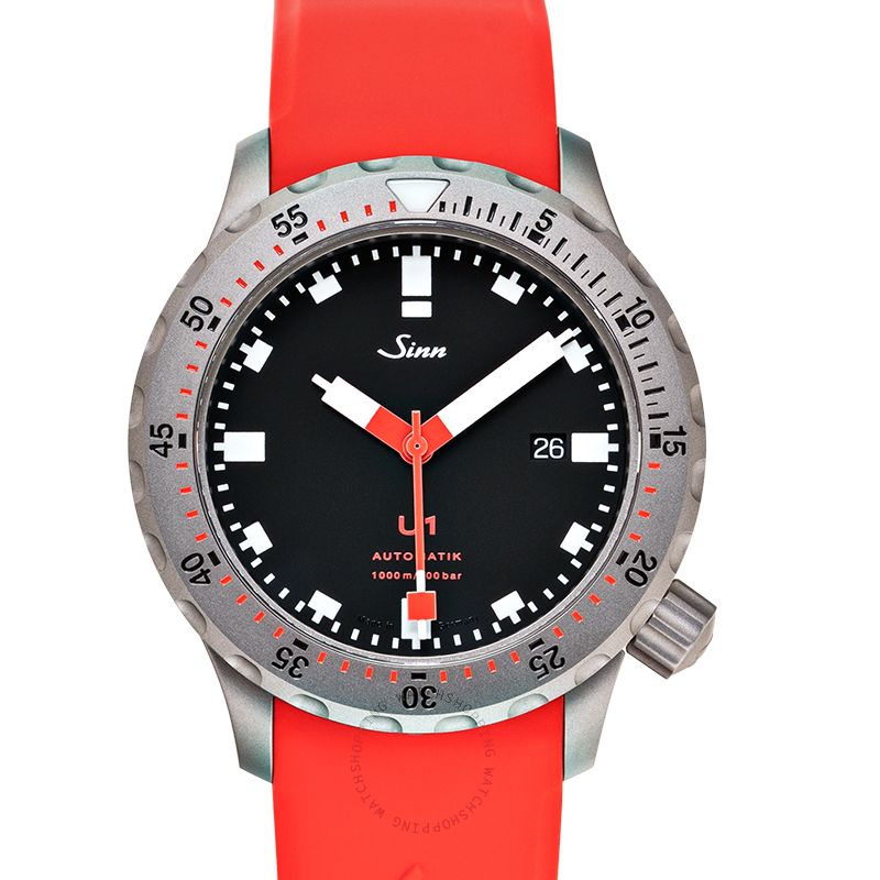 Sinn Diving Watches 1010.030-Silicone-LFC-Red