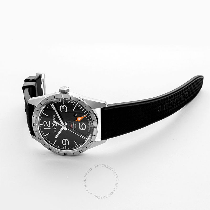 replica Bell & Ross Vintage BRV123-BL-GMT/SRB WATCHES 1