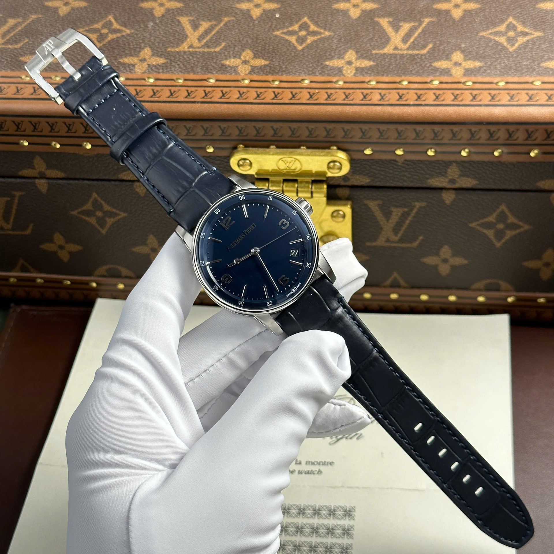 replica Audemars Piguet Replica Watch Royal Oak 15400ST Black Dial Rubber Strap 41mm WATCHES 1 