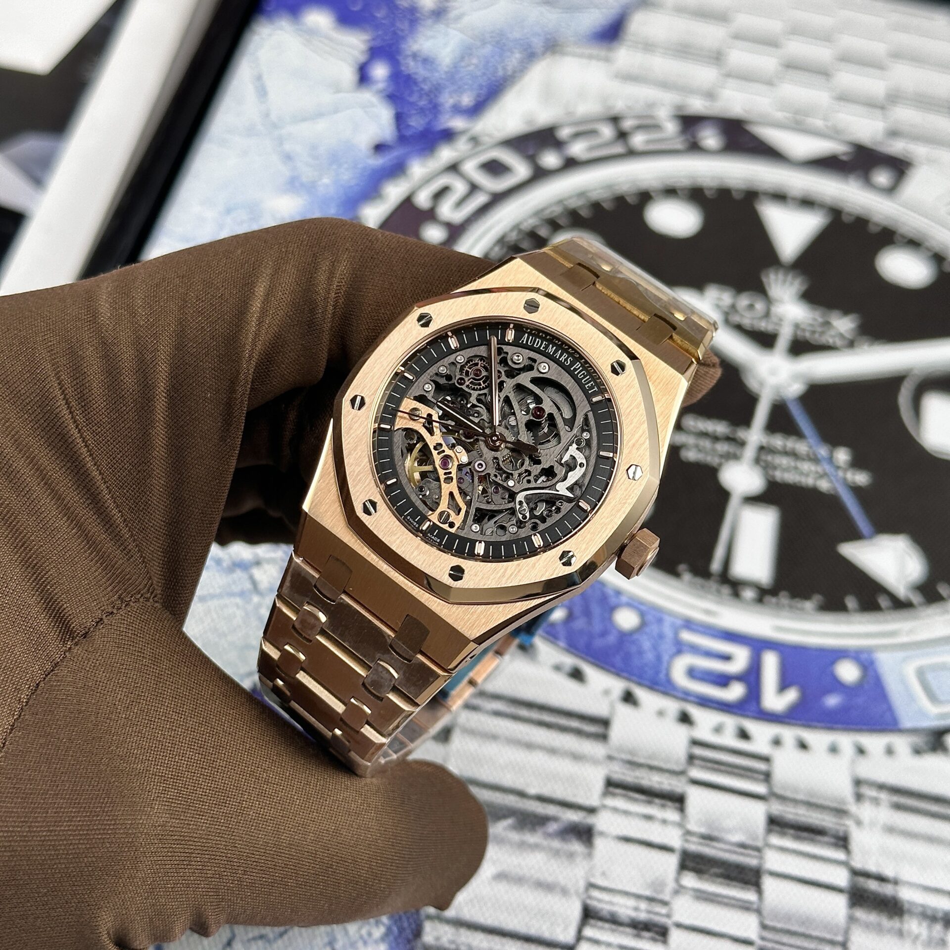 replica Audemars Piguet Royal Oak 26715ST Blue Dial Replica Watch ZF Factory 38mm WATCHES 1 