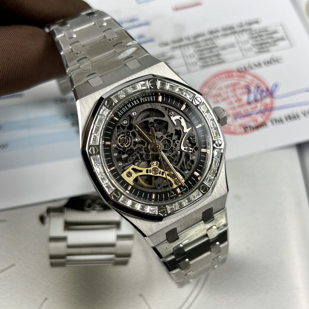 replica Audemars Piguet Replica Watches Royal Oak Jumbo Extra-Thin 15202ST Blue Dial 39mm WATCHES 1 